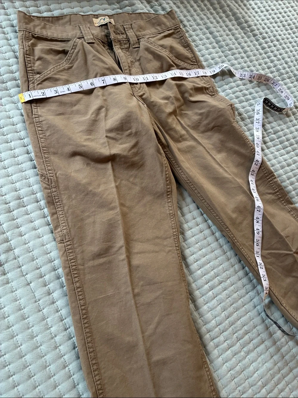 Men's Tan Work Pants - Blue Mountains